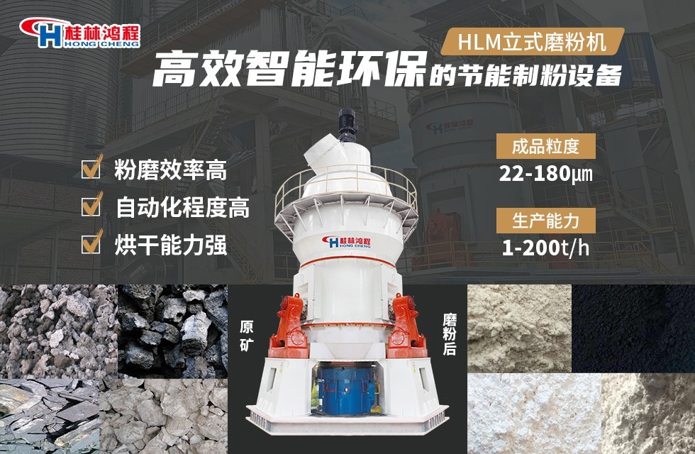 锂辉石磨粉设备，HLM立式磨粉机